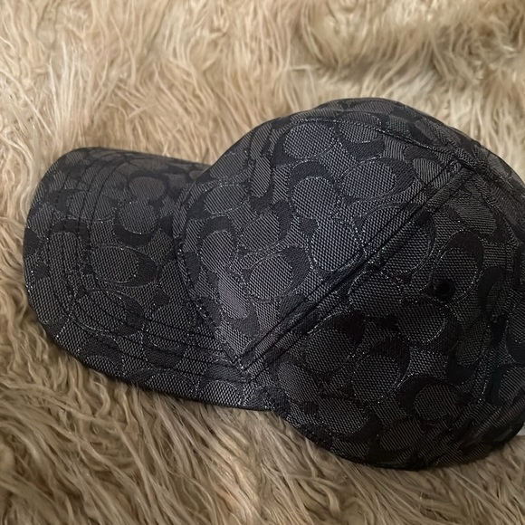 Coach Baseball Hat In Metallic Signature - Picture 10 of 13